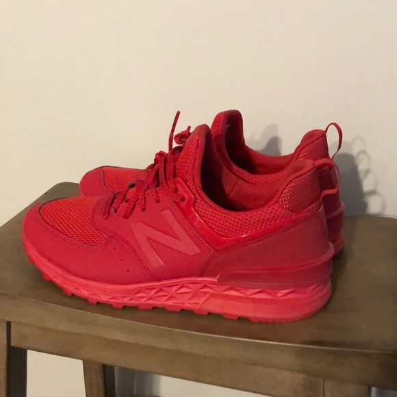 new balance 574 sport red